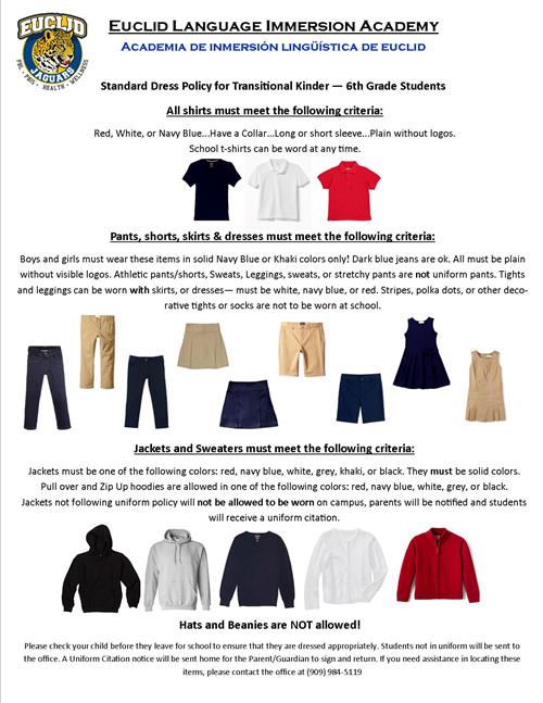 ELIA Dress Code 